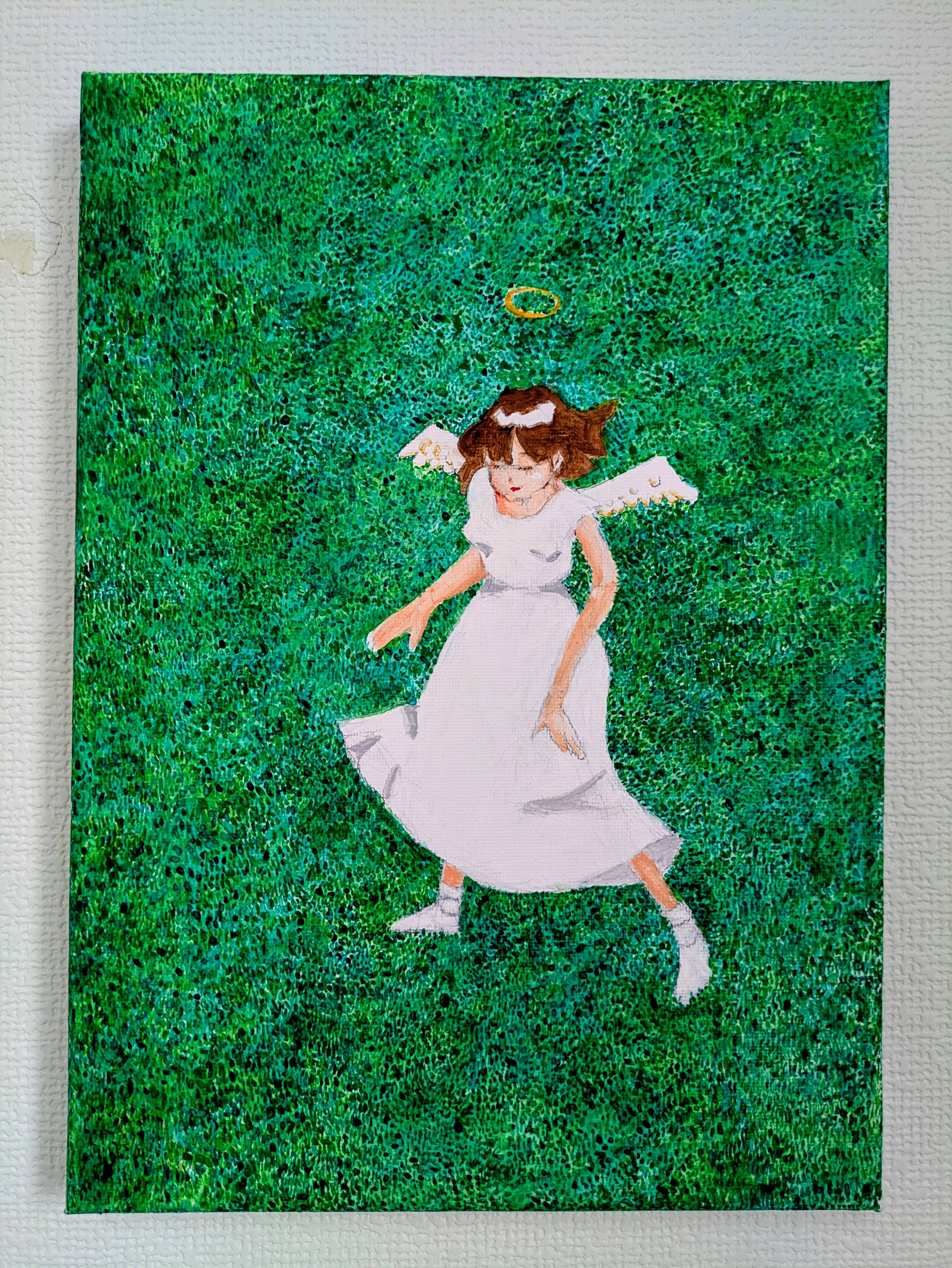 緑と踊る天使